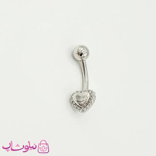 پیرسینگ ناف مدل قلب ریز کد 991