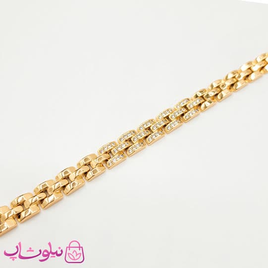 دستبند زنانه رولکس ژوپینگ نگیندار کد 2891 — تصویر ۲
