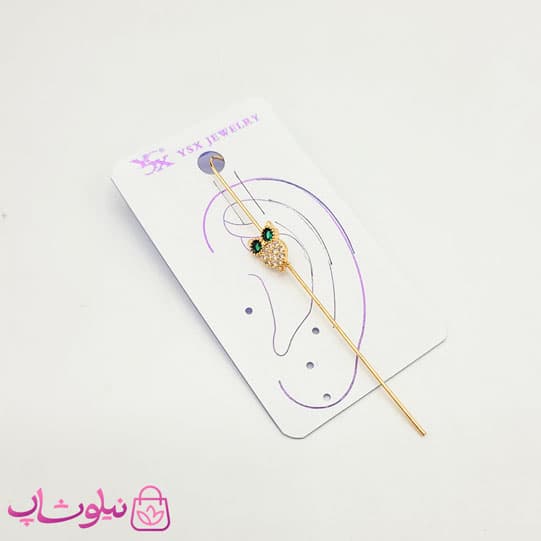 گوشواره کراس YSX مدل جغد طلایی کد 691