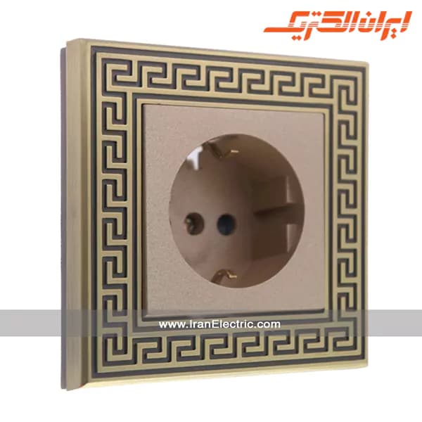 پریز برق ارت دار آرکا بژ