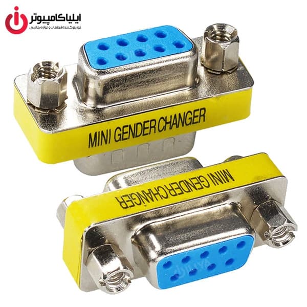 تبدیل کانکتور برل دو سر ماده RS232/DB9/Serial/9pin — تصویر ۲