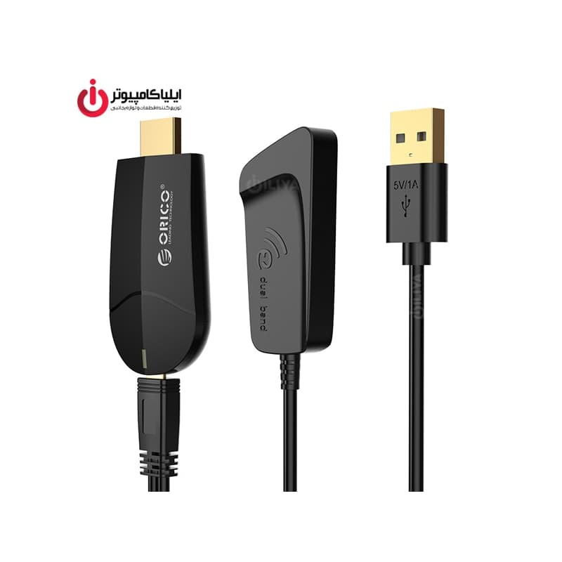گیرنده و فرستنده وایرلس صدا و تصویر HDMI اوریکو مدل PE-PW1