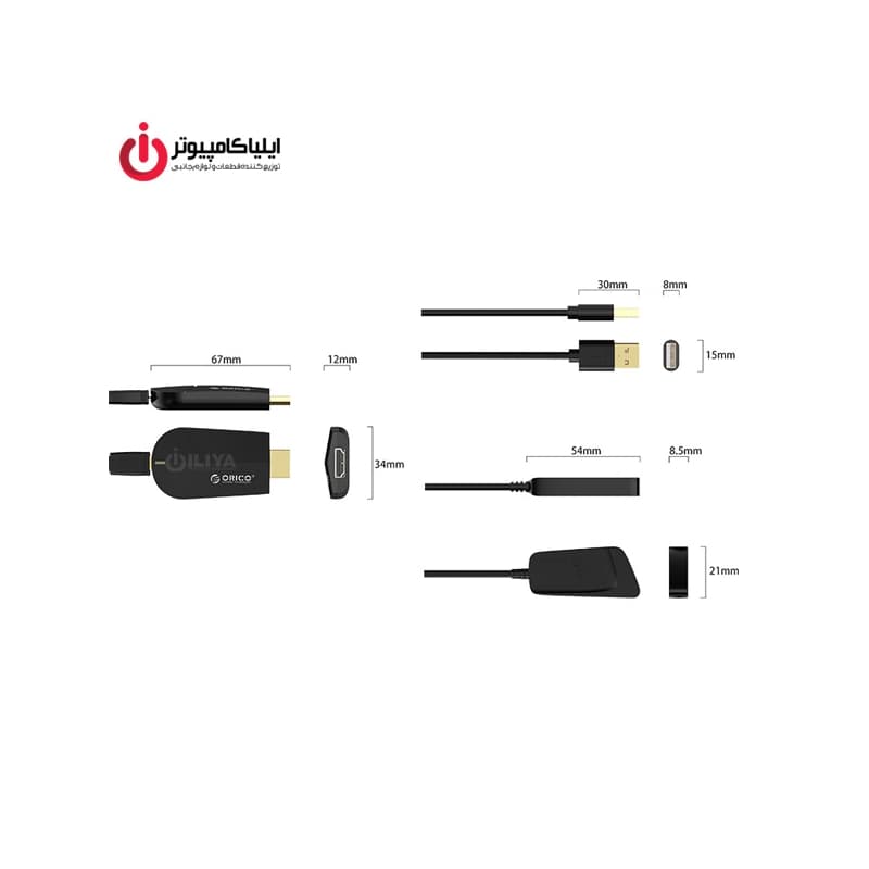 گیرنده و فرستنده وایرلس صدا و تصویر HDMI اوریکو مدل PE-PW1 — تصویر ۴