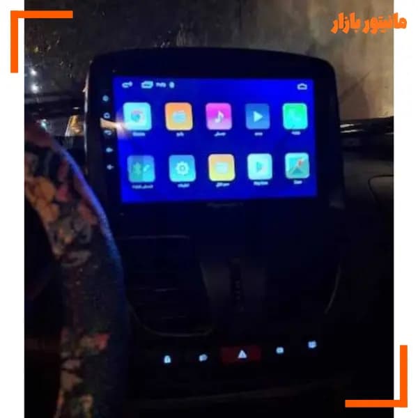 مانیتور 11 اینچ اندروید با حافظه 16+1 برای خودرو کوییک و ساینا به همراه دوربین عقب فول اچ دی — تصویر ۳