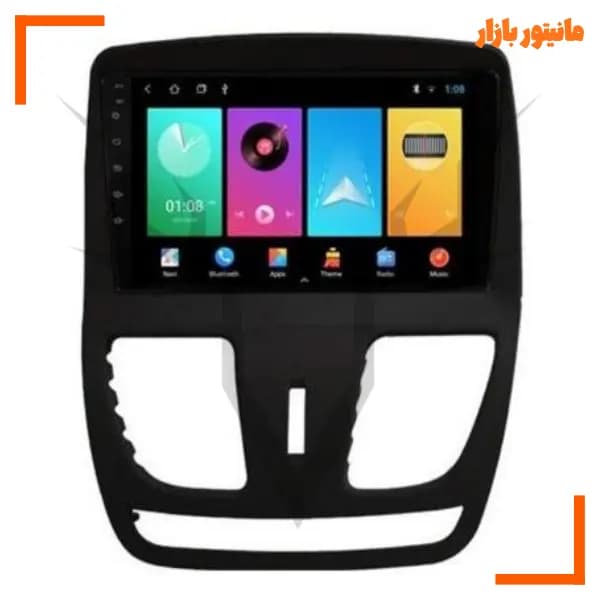 مانیتور 11 اینچ اندروید با حافظه 16+1 برای خودرو کوییک و ساینا به همراه دوربین عقب فول اچ دی — تصویر ۲