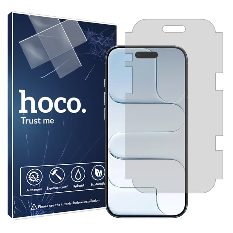 گلس اپل iPhone 17 Air مدل شفاف برند هوکو