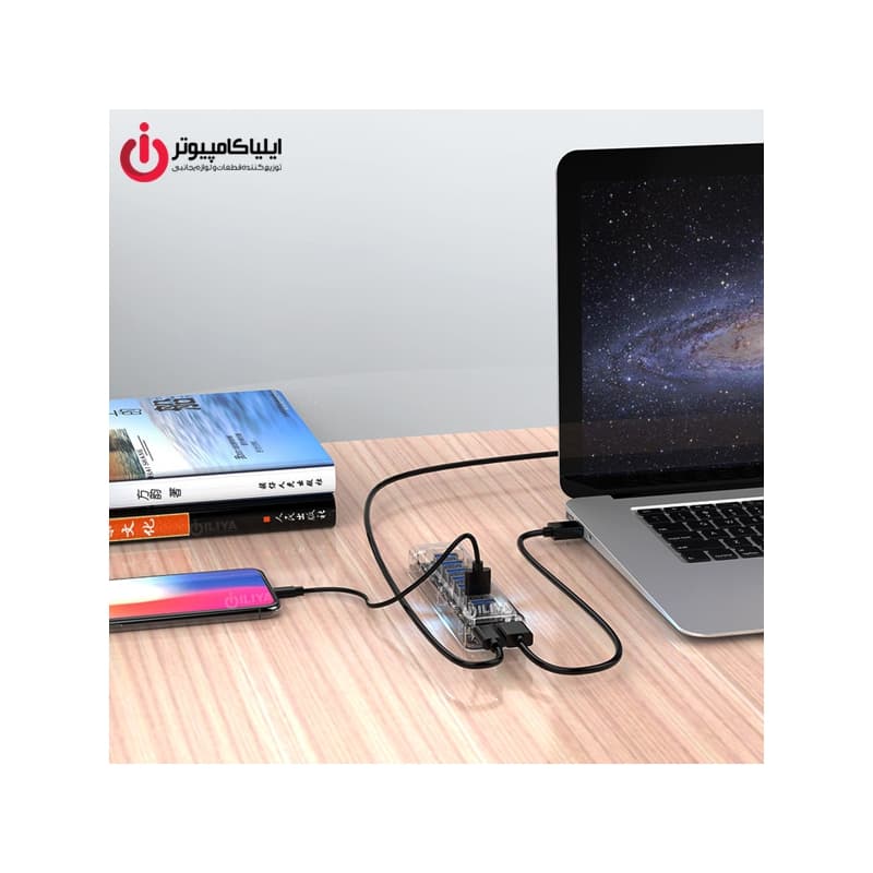 هاب USB3.0 هفت پورت اوریکو مدل F7U-U3 — تصویر ۵