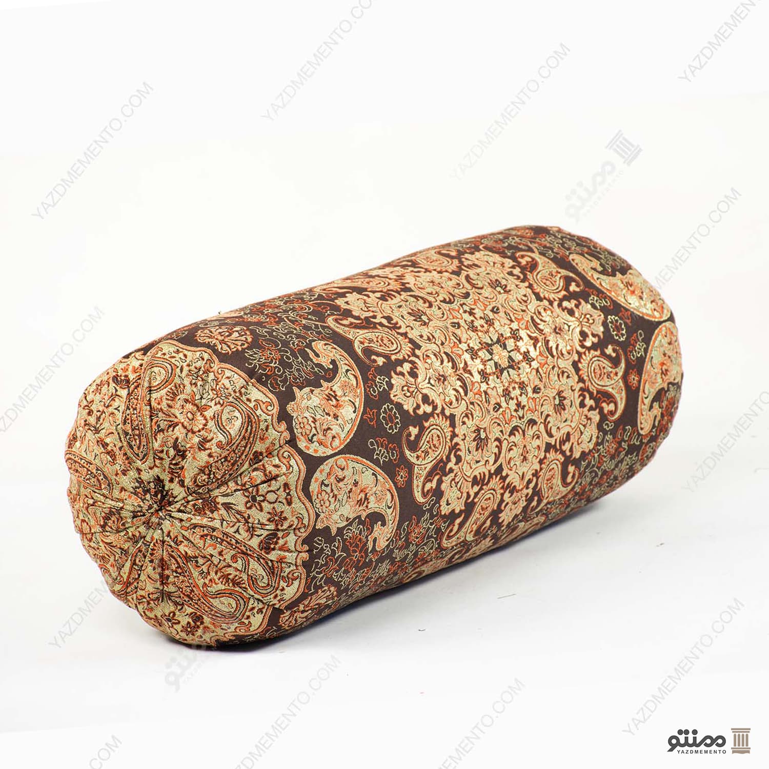 بالش سنتی ترمه شاهسوند – بسته 2 عددی قهوه ای — تصویر ۲