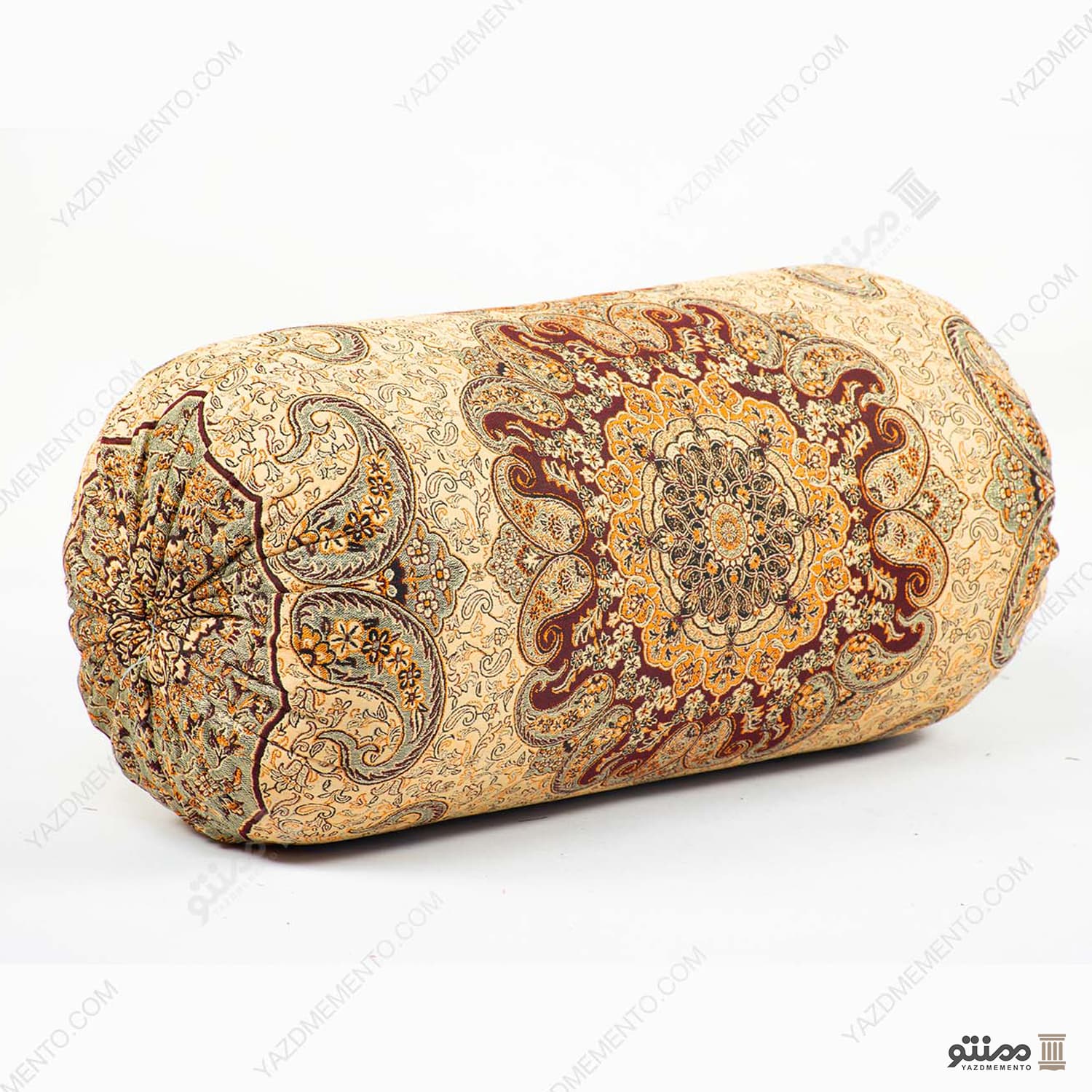 بالش سنتی ترمه ترنج – بسته 2 عددی کرم — تصویر ۲