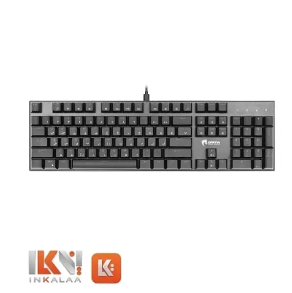 کیبورد مکانیکی گیمینگ RGB گرین مدل GK-802 — تصویر ۳
