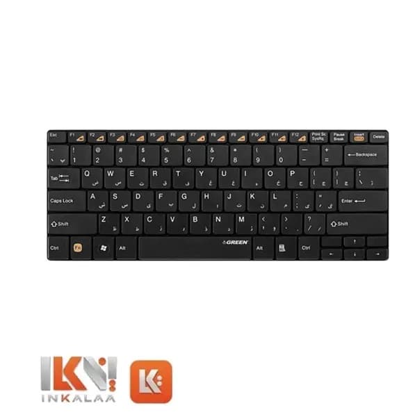 کیبورد بی‌سیم مالتی‌مدیا گرین مدل GK-102W