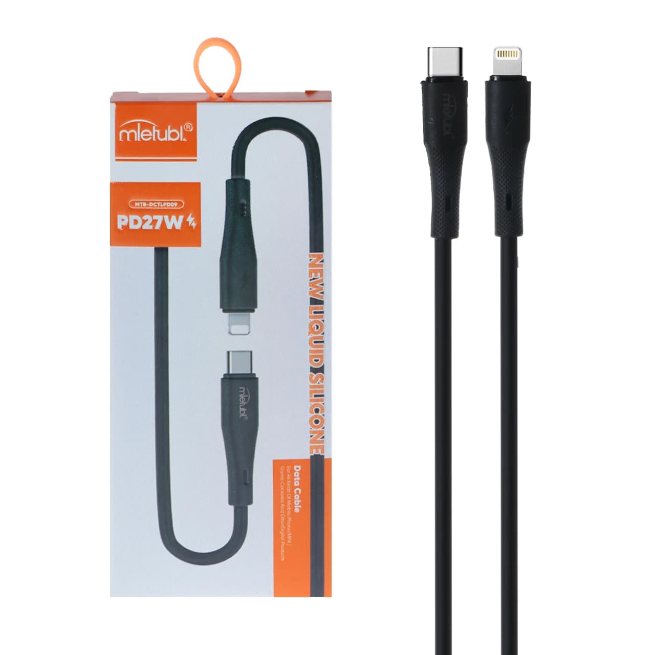 کابل شارژ فست Mietubl Type-C To Lightning مدل MTB-DCTLPD09 – مشکی (گارانتی شش ماهه AZR)
