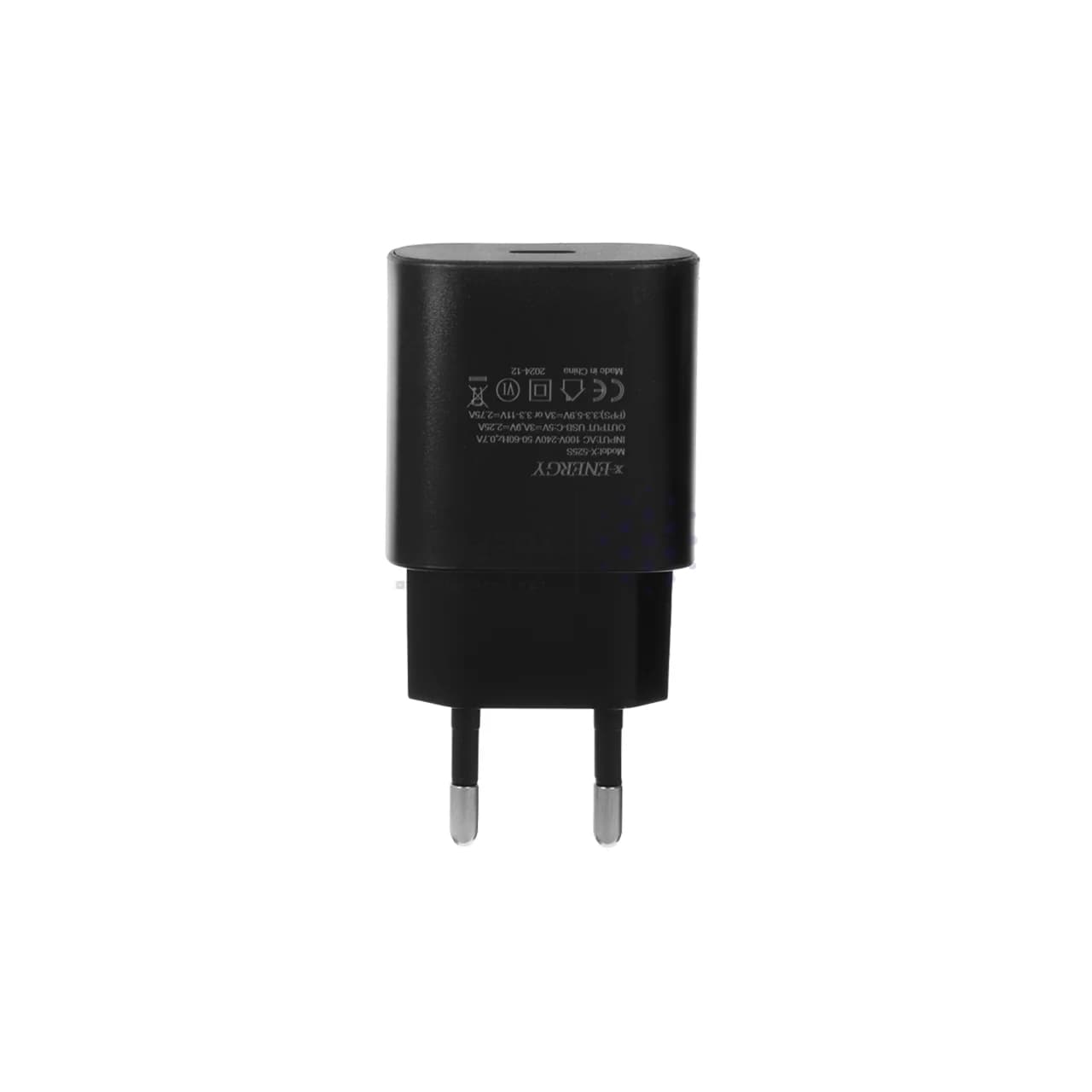 شارژر دیواری فست و PD تک پورت X-Energy مدل X-525S 25W – مشکی — تصویر ۲