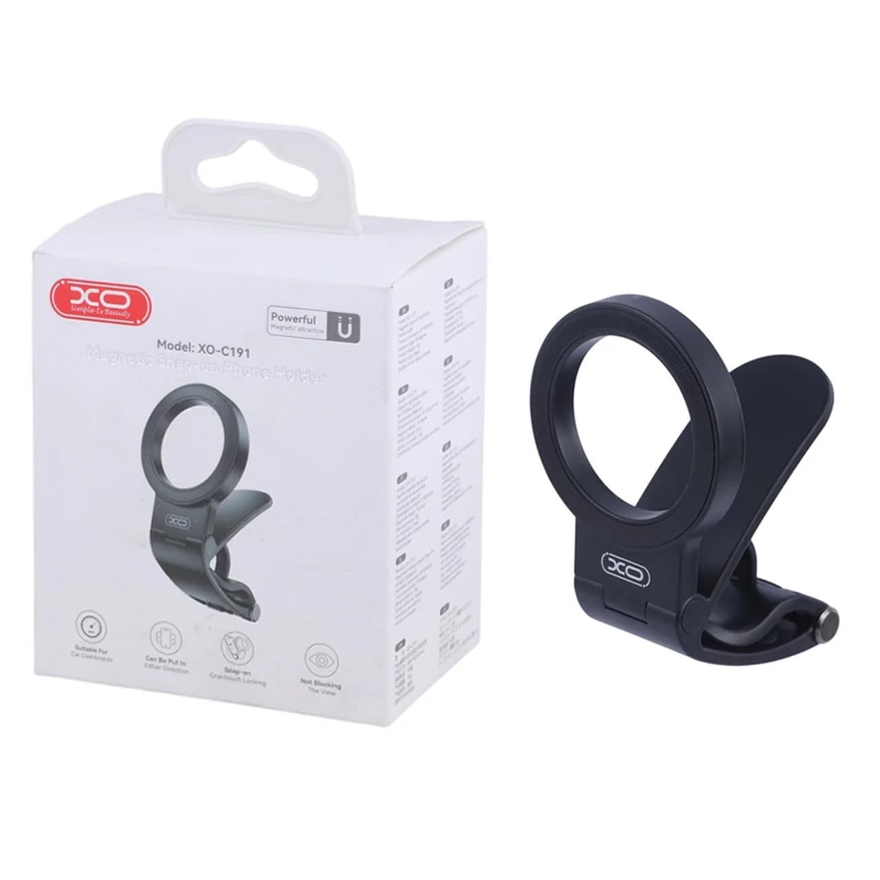 هولدر گوشی موبایل داشبوردی مگنتی XO مدل XO-C191 – مشکی