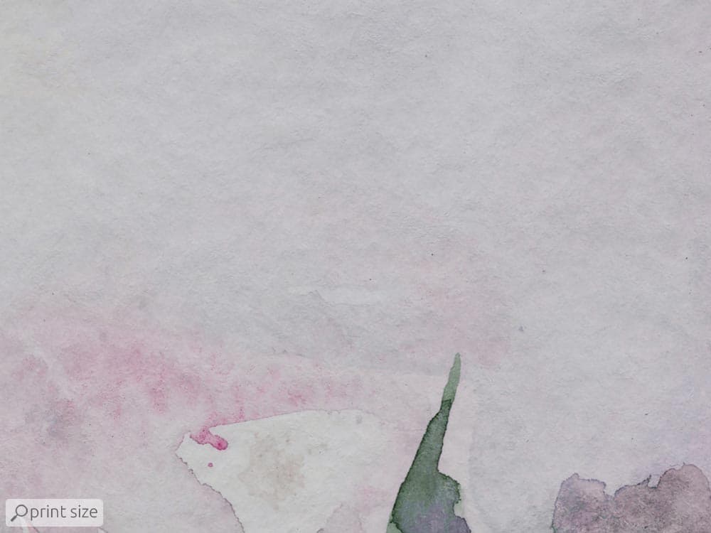 پوستر دیواری گل آبرنگی M10012000 — تصویر ۳