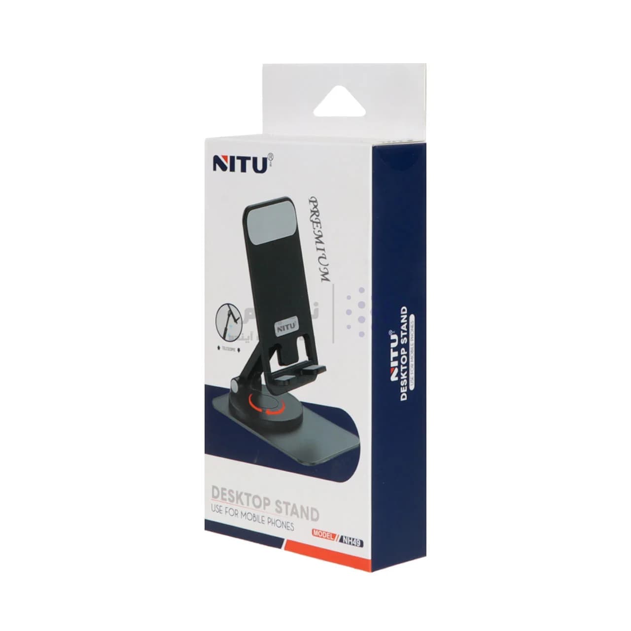 هولدر گوشی موبایل پایه دار NITU مدل NH49 – مشکی — تصویر ۳