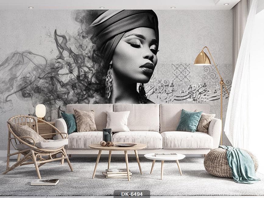 پوستر دیواری چهره زن DK-6494