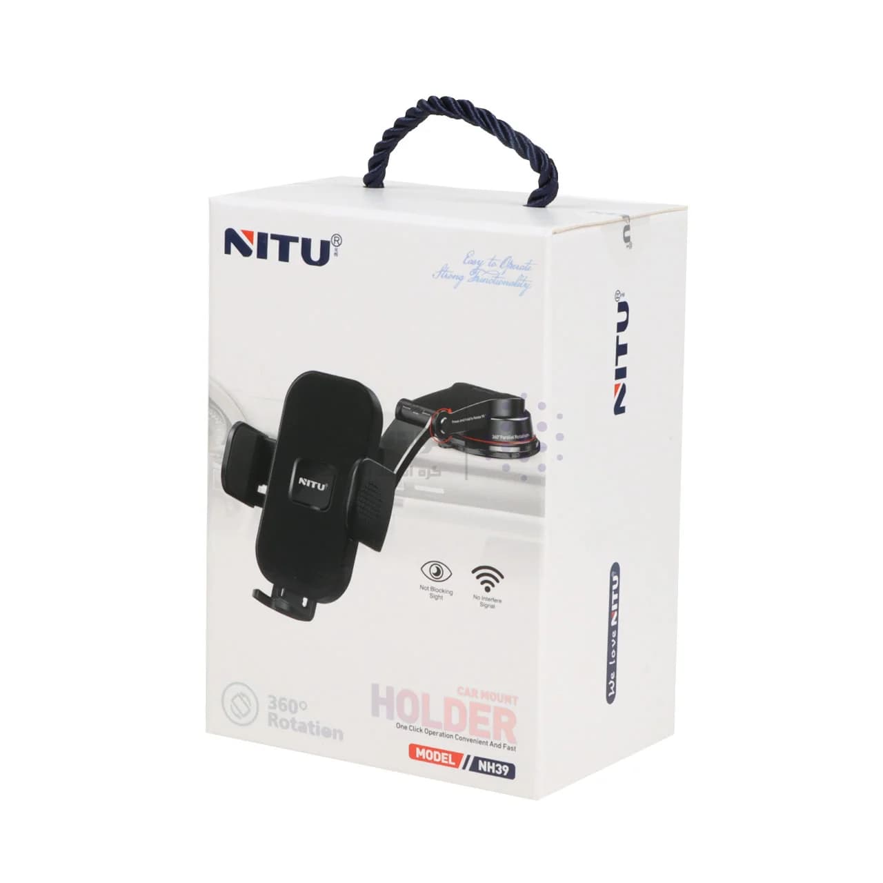 هولدر گوشی موبایل پایه دار NITU مدل NH39 – مشکی — تصویر ۲