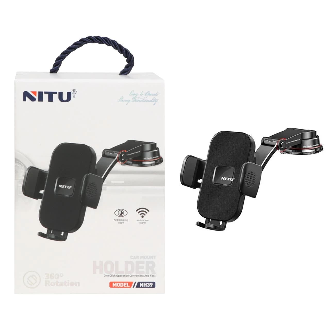 هولدر گوشی موبایل پایه دار NITU مدل NH39 – مشکی