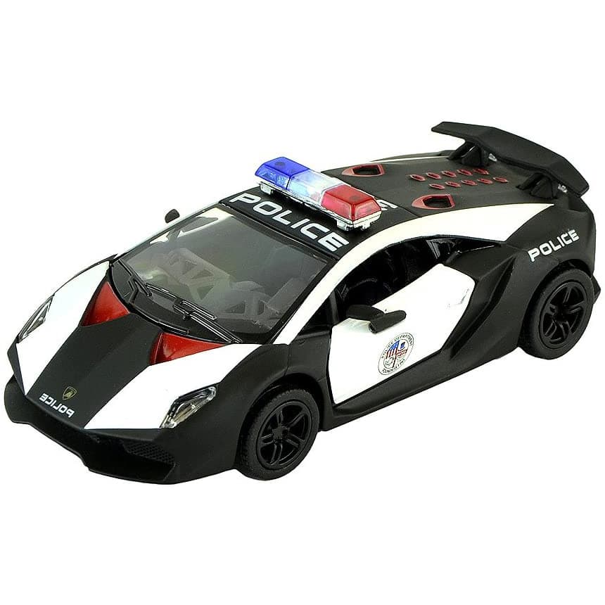 ماشین بازی کینزمارت مدل لامبورگینی پلیس Lamborghini Sesto Elemento (Police) کد KT5359P