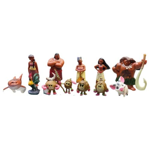 مجموعه فیگور مدل موانا (Moana) بسته 12 عددی