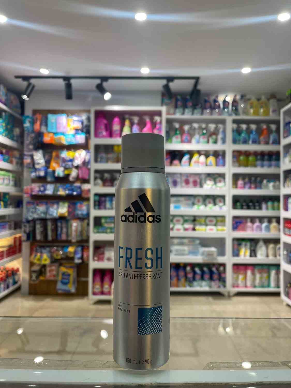 اسپری ضد تعریق آدیداس مدل Fresh ماندگاری ۴۸ ساعته حجم ۱۵۰ میلی‌لیتر