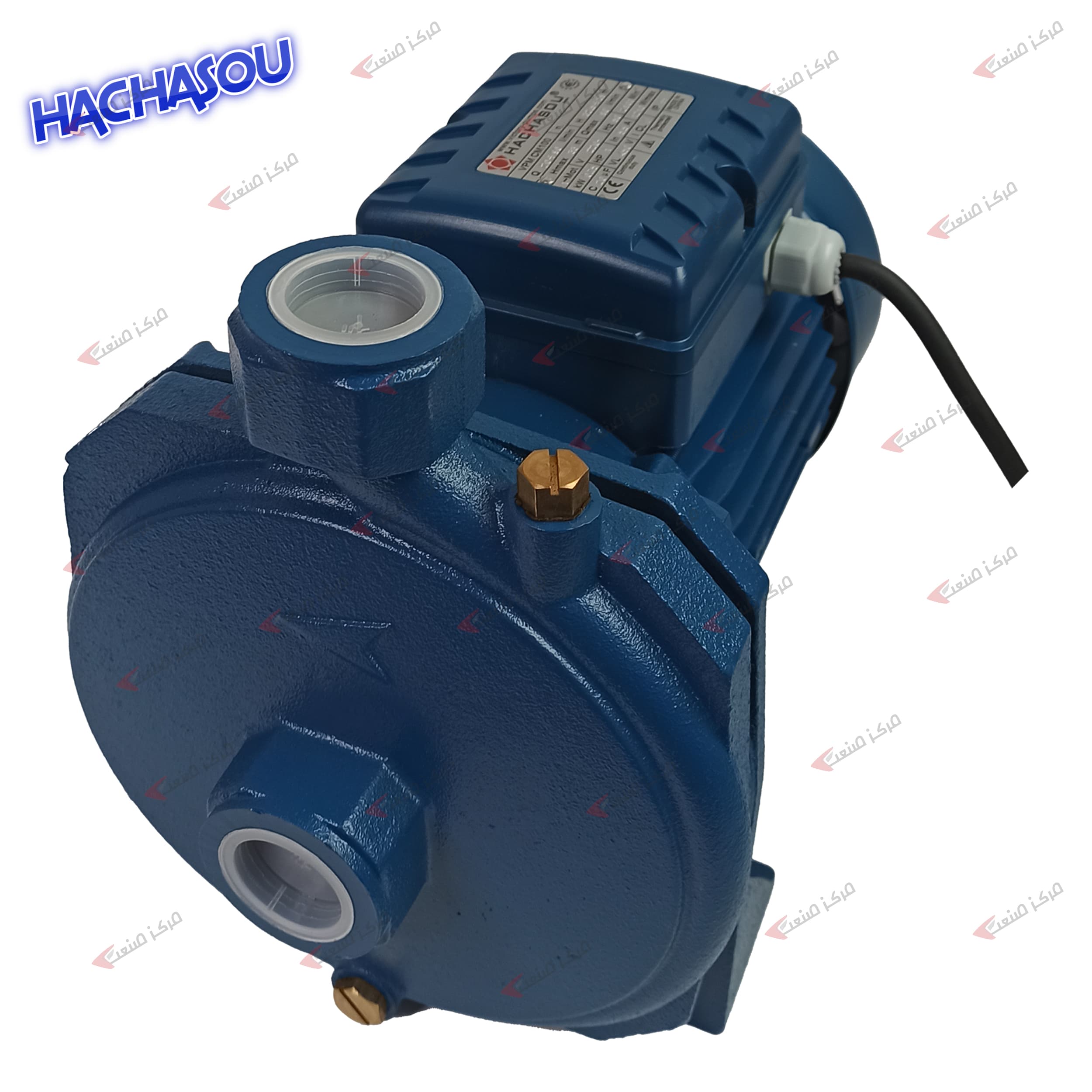 پمپ آب بشقابی 1اسب هاچاسو HACHASOU CM100ss پروانه استیل — تصویر ۳