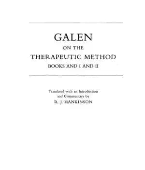 دانلود کتاب On the Therapeutic Method (Books I and II) – در روش درمانی (کتاب های I و II)