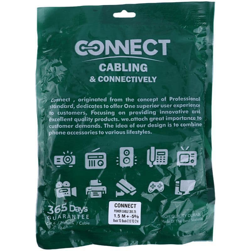 کابل برق Connect Back To Back طول 1.5 متر — تصویر ۴