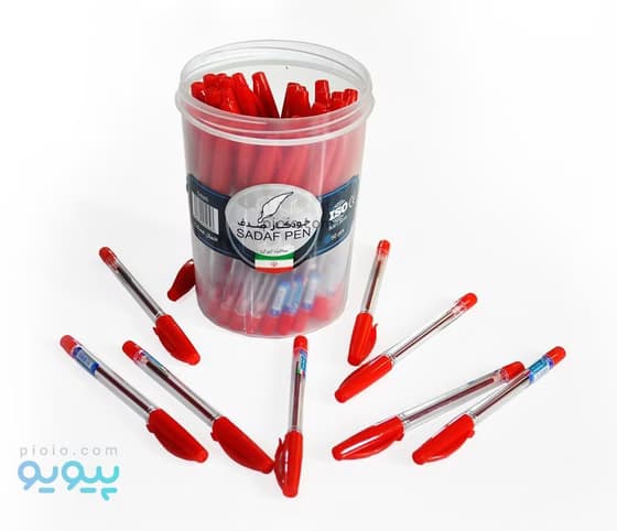 خودکار قرمز صدف بسته 50 عددی کد K7368