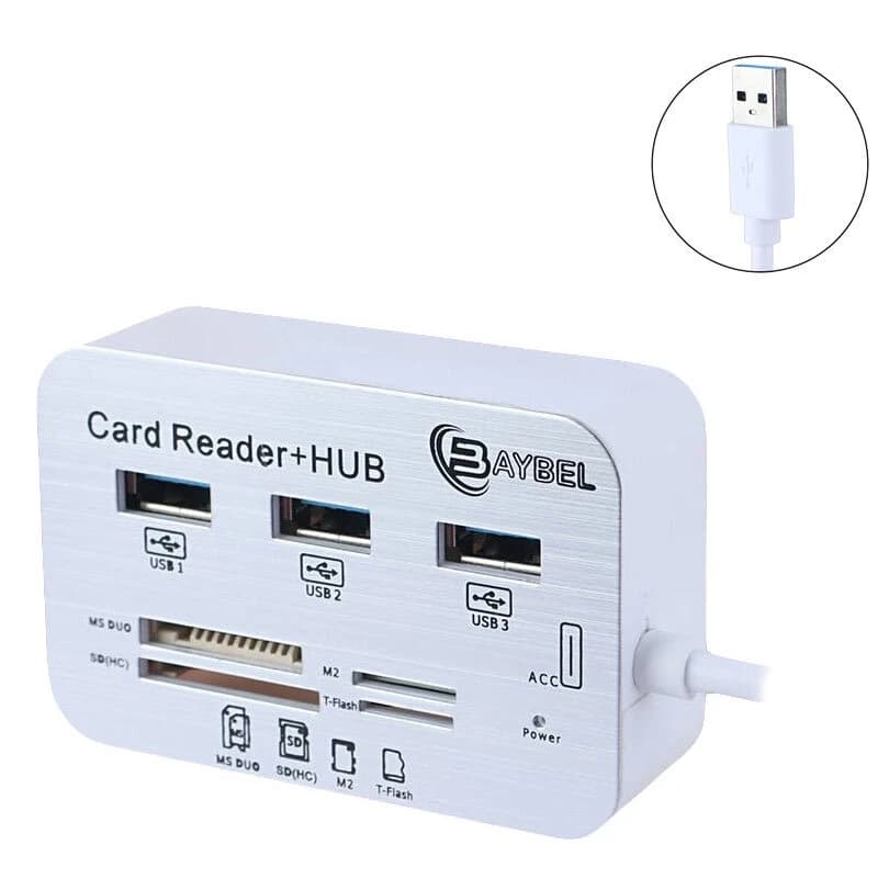 هاب 7 پورت USB 3.0 بایبل H-97 — تصویر ۲