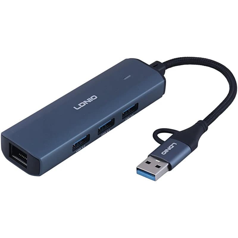 هاب 4 پورت Type-C / USB3.0 الدینیو DS-124UC — تصویر ۶