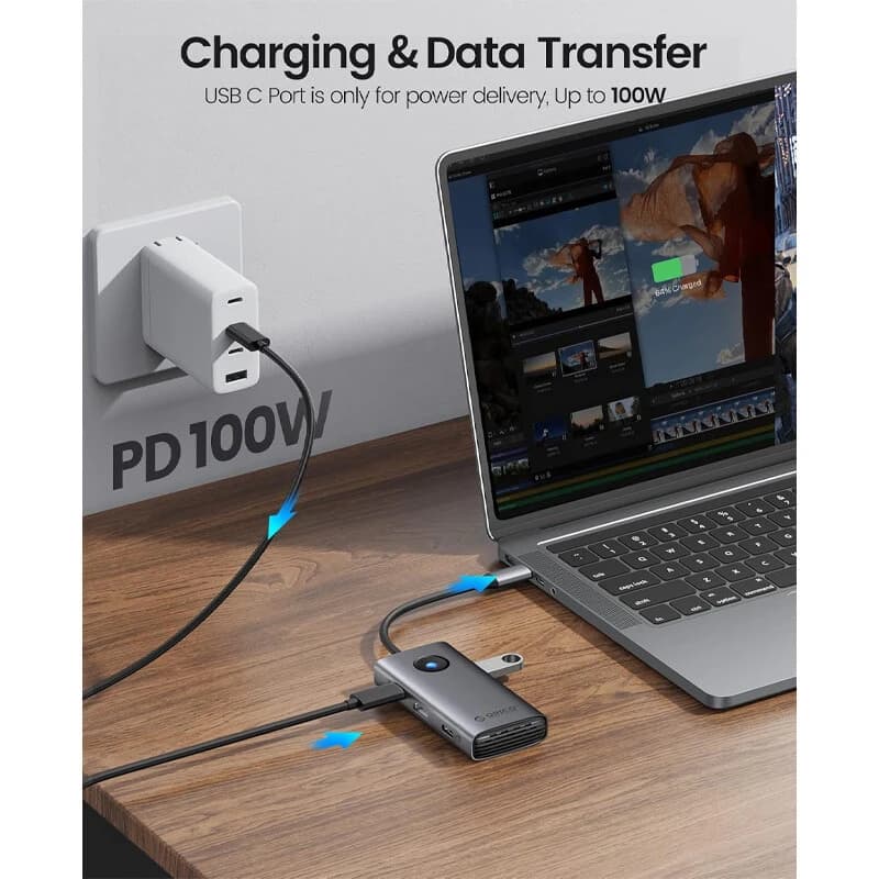 هاب 6 پورت Type-C اوریکو PW11-6P — تصویر ۶