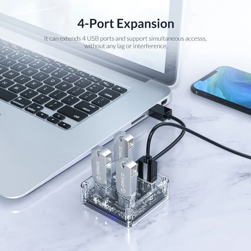 هاب 4 پورت USB اوریکو MH4UC-U3 — تصویر ۷