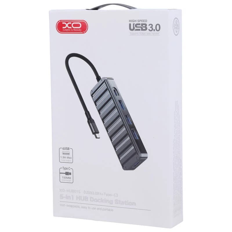 هاب 4 پورت Type-C ایکس او XO-HUB015 — تصویر ۶