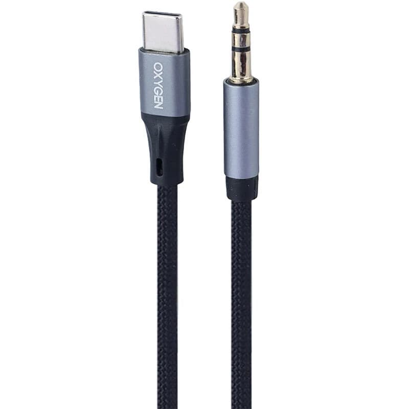 کابل تبدیل Type-C به AUX اکسیژن AUX-06 طول 1 متر — تصویر ۴