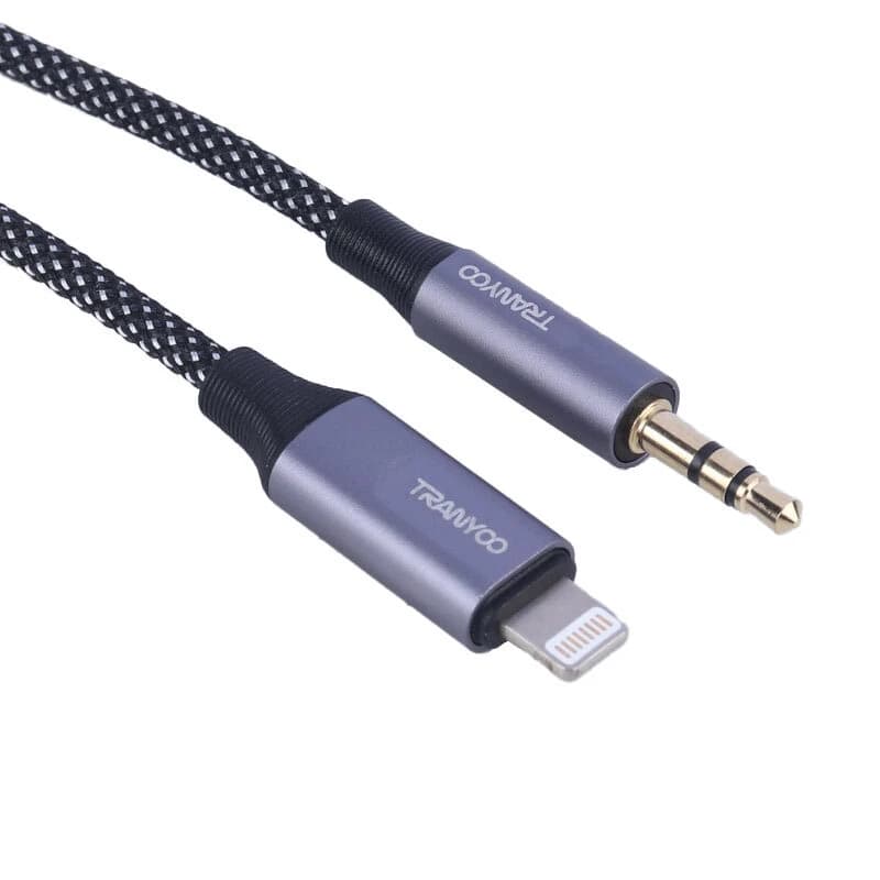 کابل تبدیل Lightning به AUX ترانیو T-E15 طول 1 متر — تصویر ۲