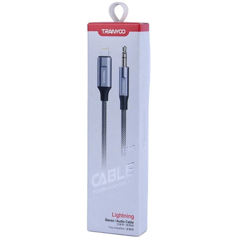 کابل تبدیل Lightning به AUX ترانیو T-E15 طول 1 متر — تصویر ۵