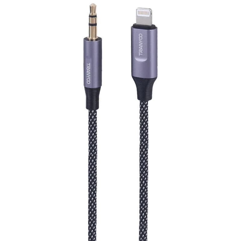 کابل تبدیل Lightning به AUX ترانیو T-E15 طول 1 متر — تصویر ۳