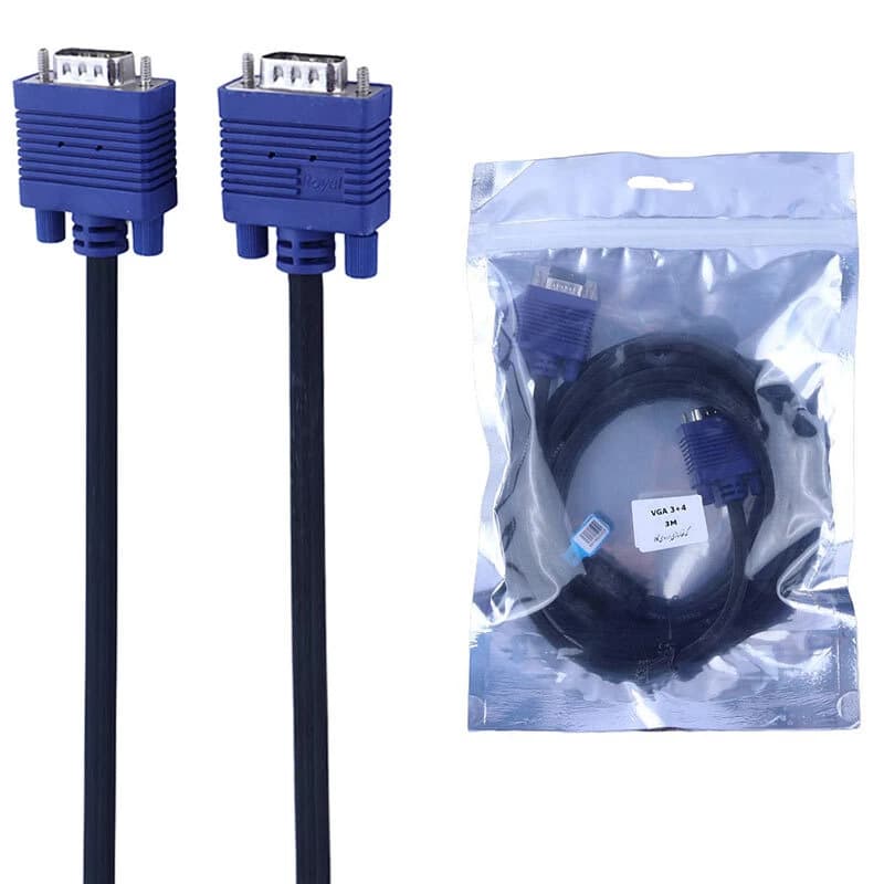 کابل VGA 3+4 رویال Royal طول 3 متر