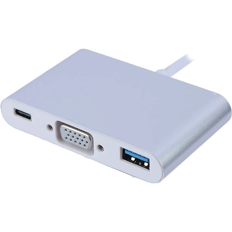 تبدیل Type-C به VGA/USB3.0/Type-C ایکس فورتک X4Tech — تصویر ۴