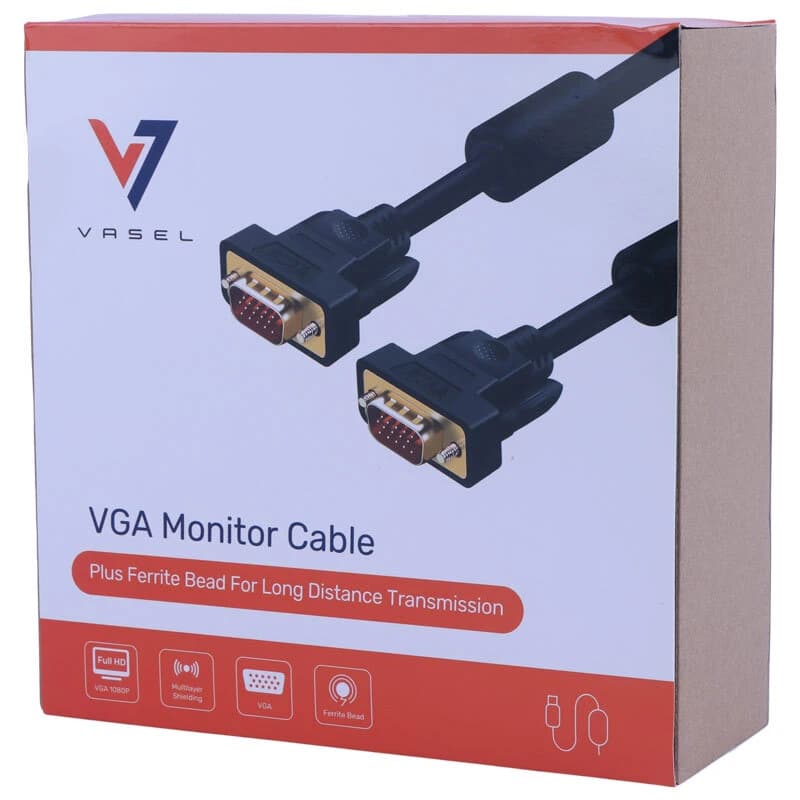 کابل VGA واصل Vasel طول 15 متر — تصویر ۵