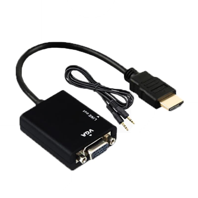 تبدیل HDMI به VGA کی نت K-CO72 + کابل صدا — تصویر ۳