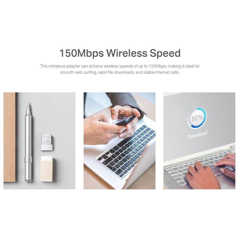 کارت شبکه بی سیم Mercusys N150 MW150US — تصویر ۱۲
