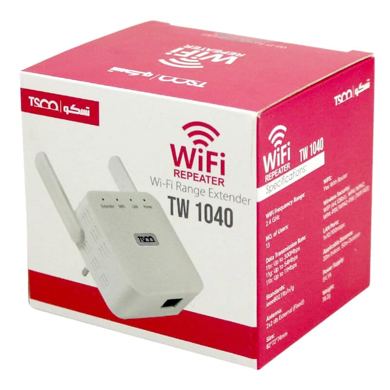 توسعه دهنده شبکه بی سیم تسکو TW1040 — تصویر ۲