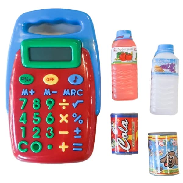 اسباب بازی صندوق فروشگاهی مدل ماشين حساب صندوق کد K5590