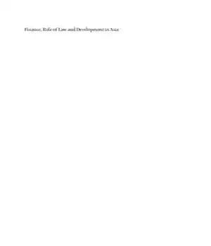 دانلود کتاب Finance, Rule of Law and Development in Asia Perspectives from Singapore, Hong Kong and Mainland China – امور…