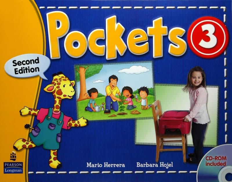 کتاب آموزشی کودکان پاکتس سه Pockets 3 second Edition کد b187