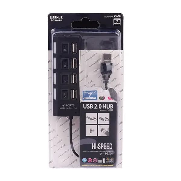 هاب کلیددار USB 2.0 GR-4PORT — تصویر ۲