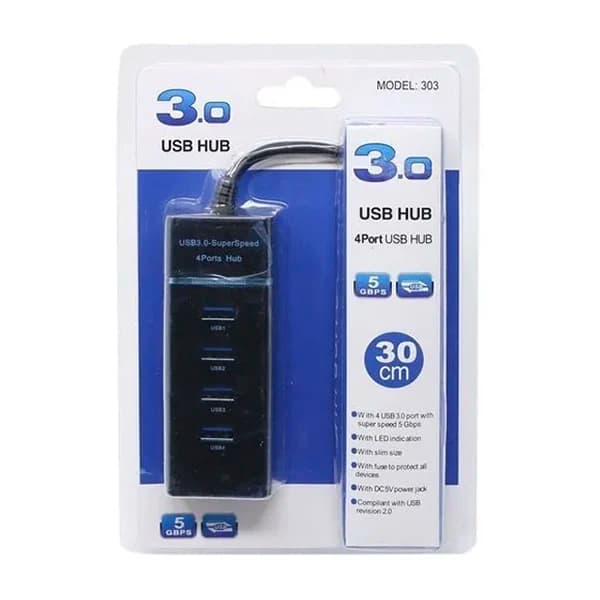هاب 4 پورت GR-303 USB3 گریت (GREAT) — تصویر ۳